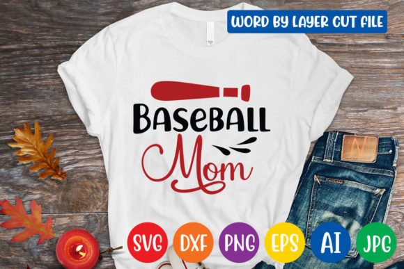 Baseball Mom SVG: Graphics for Crafts