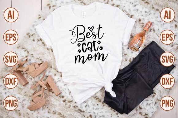 Best Cat Mom Svg for Crafts & Graphics