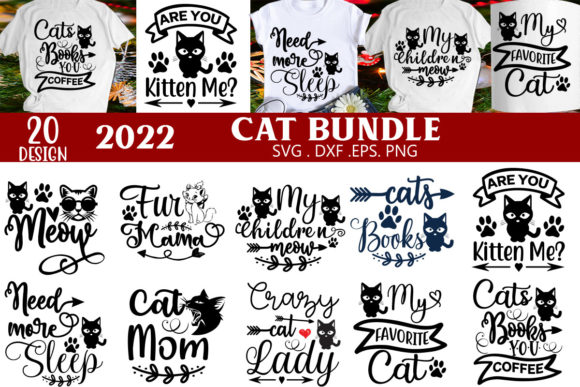 Cat Mom SVG Bundle: Graphics for Crafts