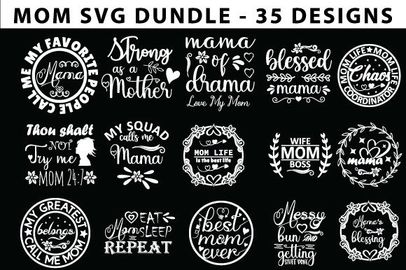Mom SVG Bundle: Crafts & Graphics