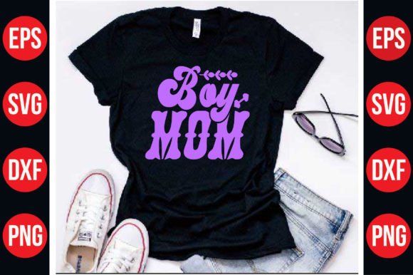 Mom SVG Typographic T Shirt Design Art: Graphics for Crafts