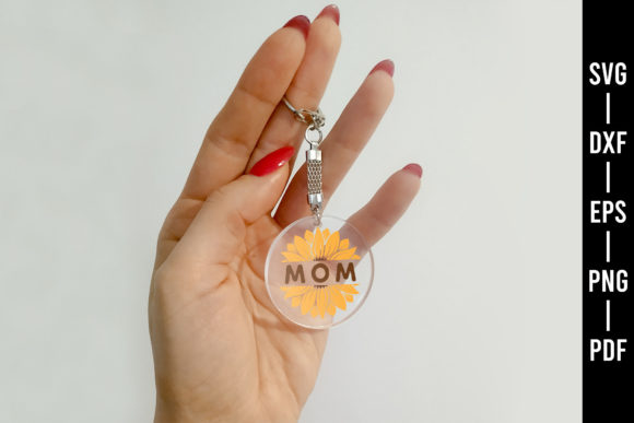 Reviewing the Mom SVG Keychain Design for Embroidery