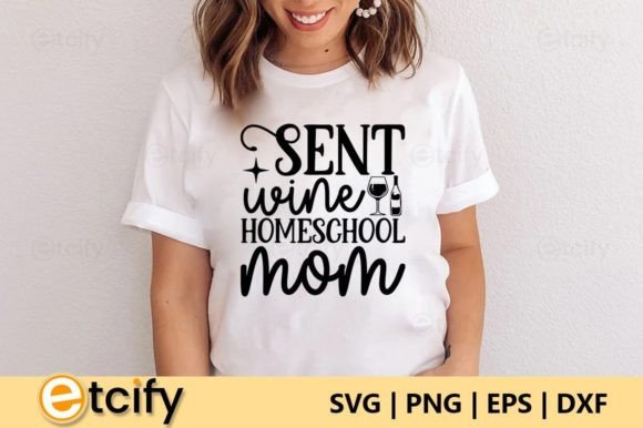 Sent Wine Homeschool Mom SVG: A Designer’s Take