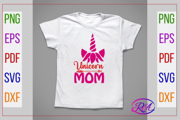 Unicorn Mom SVG: Graphics for Crafts